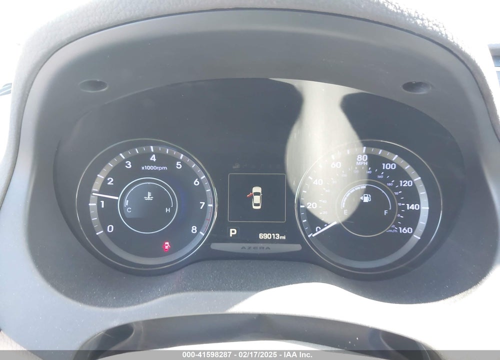 2016 HYUNDAI AZERA VIN: KMHFH4JG0GA508622