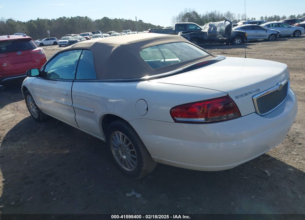 2006 CHRYSLER SEBRING TOURING VIN: 1C3EL55R16N282621