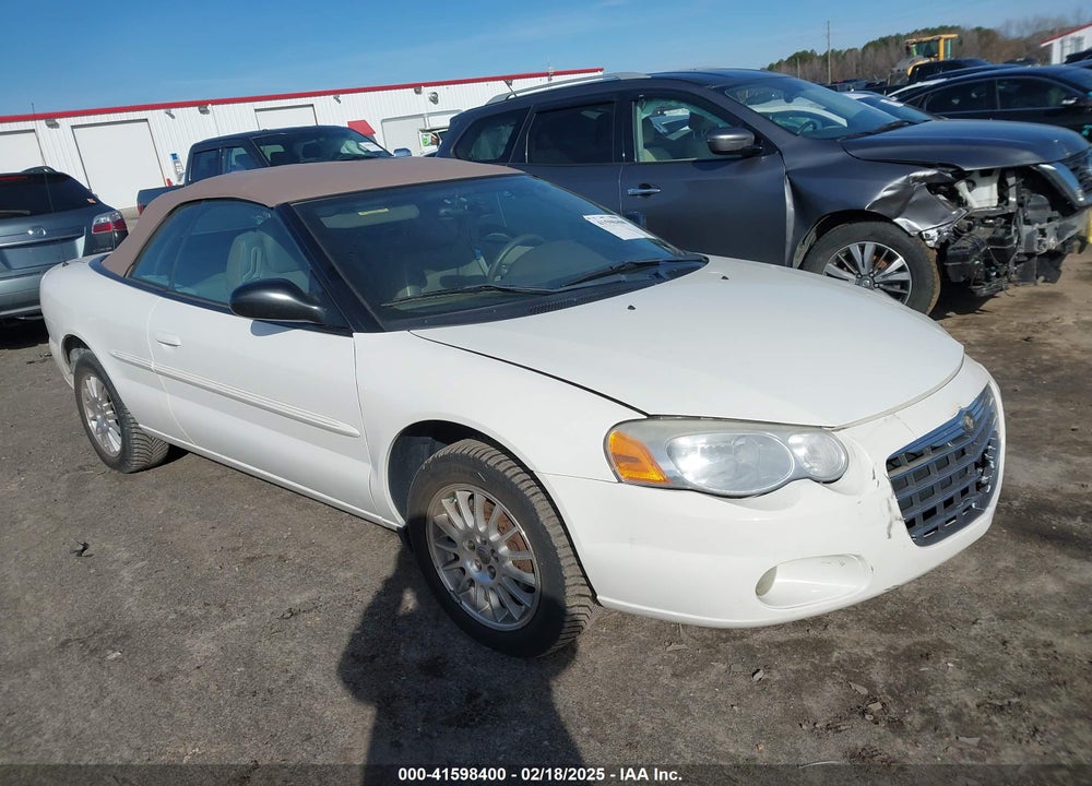 2006 CHRYSLER SEBRING TOURING VIN: 1C3EL55R16N282621