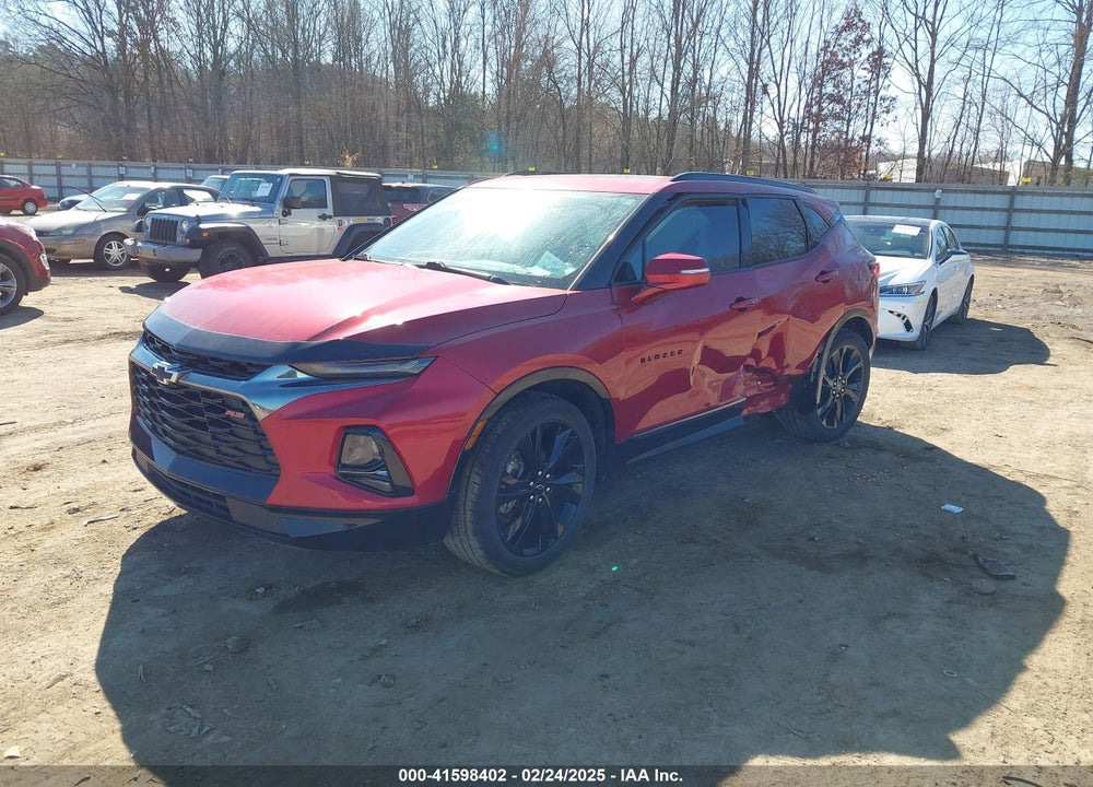 2022 CHEVROLET BLAZER VIN: 3GNKBKRS1NS154159