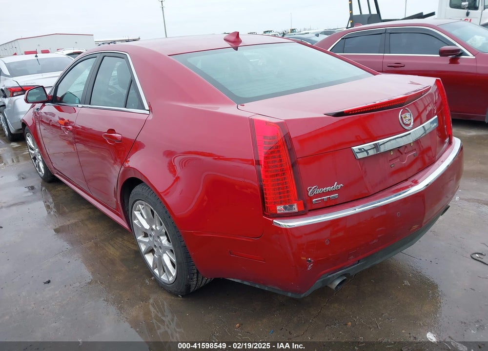 2011 CADILLAC CTS STANDARD VIN: 1G6DJ5ED0B0160778