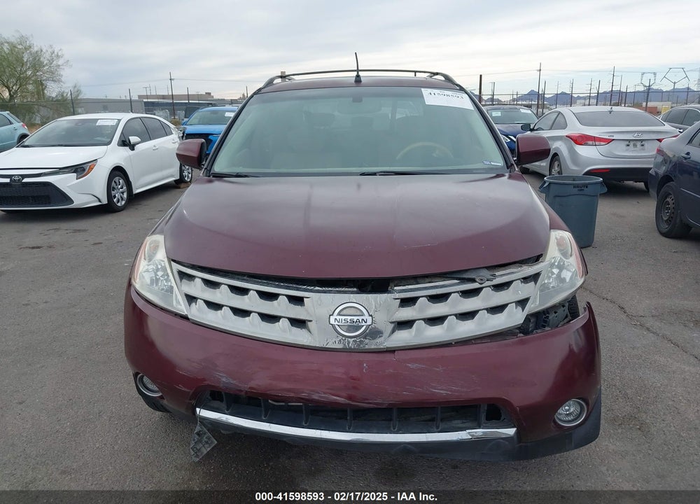 2007 NISSAN MURANO SL VIN: JN8AZ08T77W528008