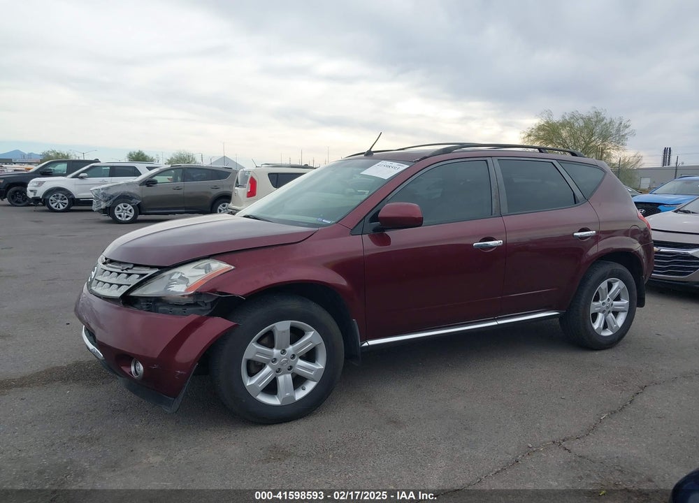 2007 NISSAN MURANO SL VIN: JN8AZ08T77W528008