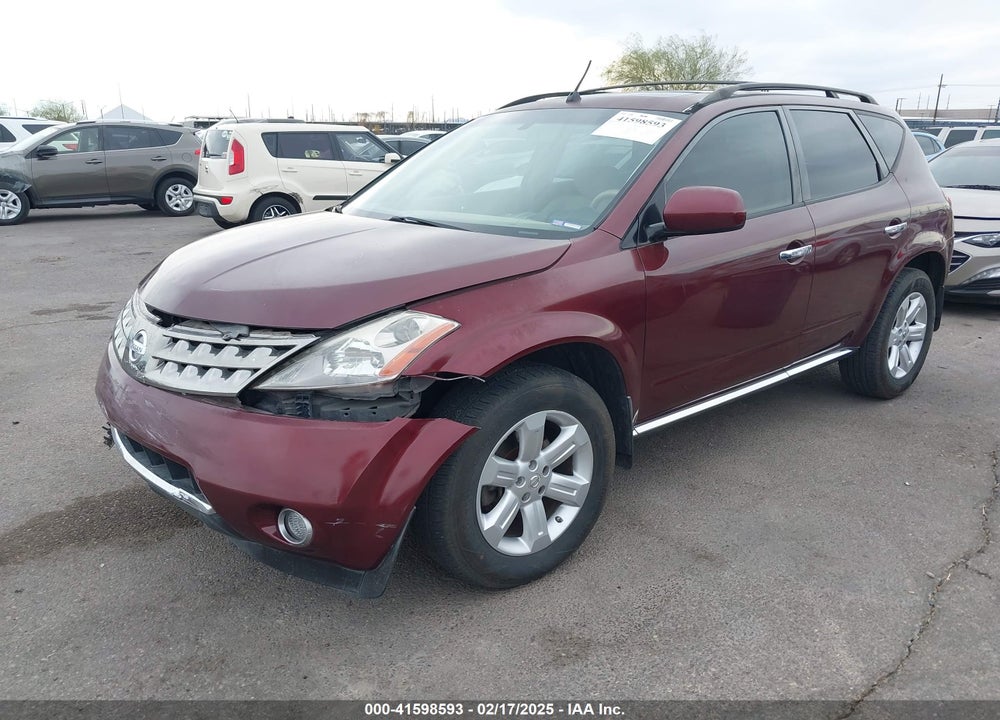 2007 NISSAN MURANO SL VIN: JN8AZ08T77W528008
