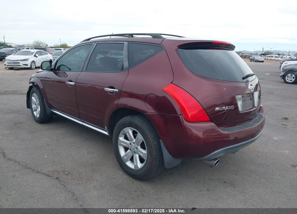 2007 NISSAN MURANO SL VIN: JN8AZ08T77W528008