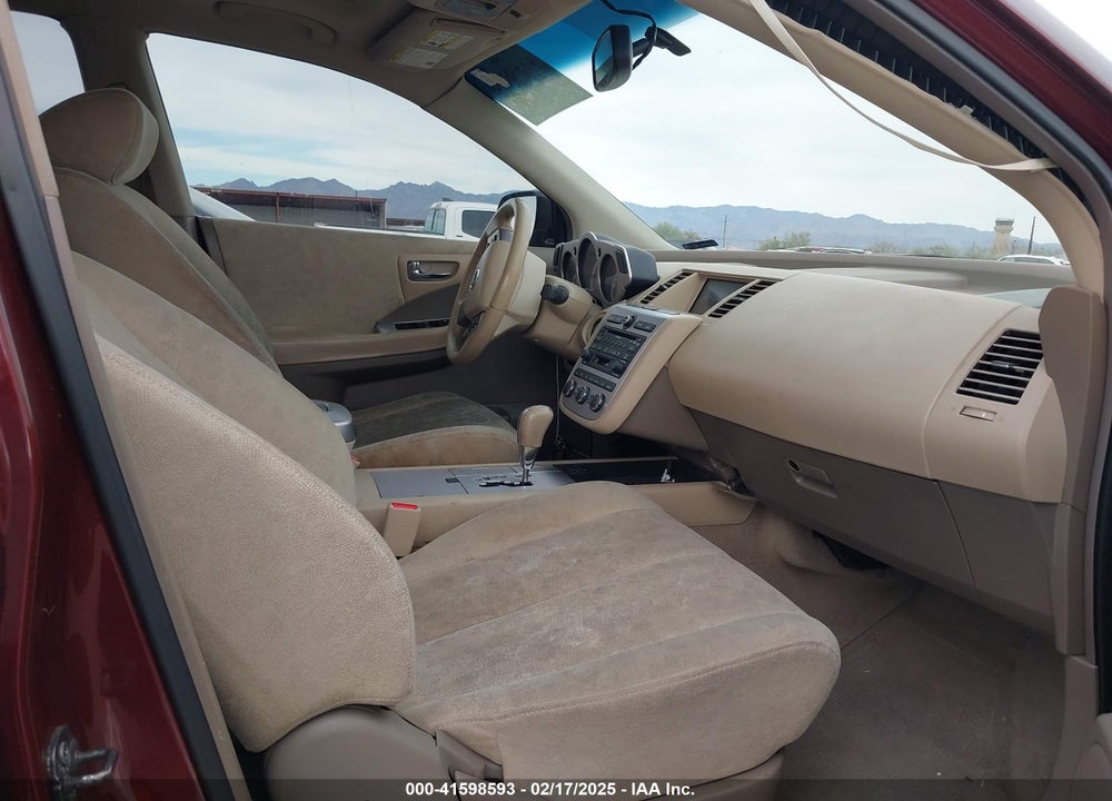 2007 NISSAN MURANO SL VIN: JN8AZ08T77W528008