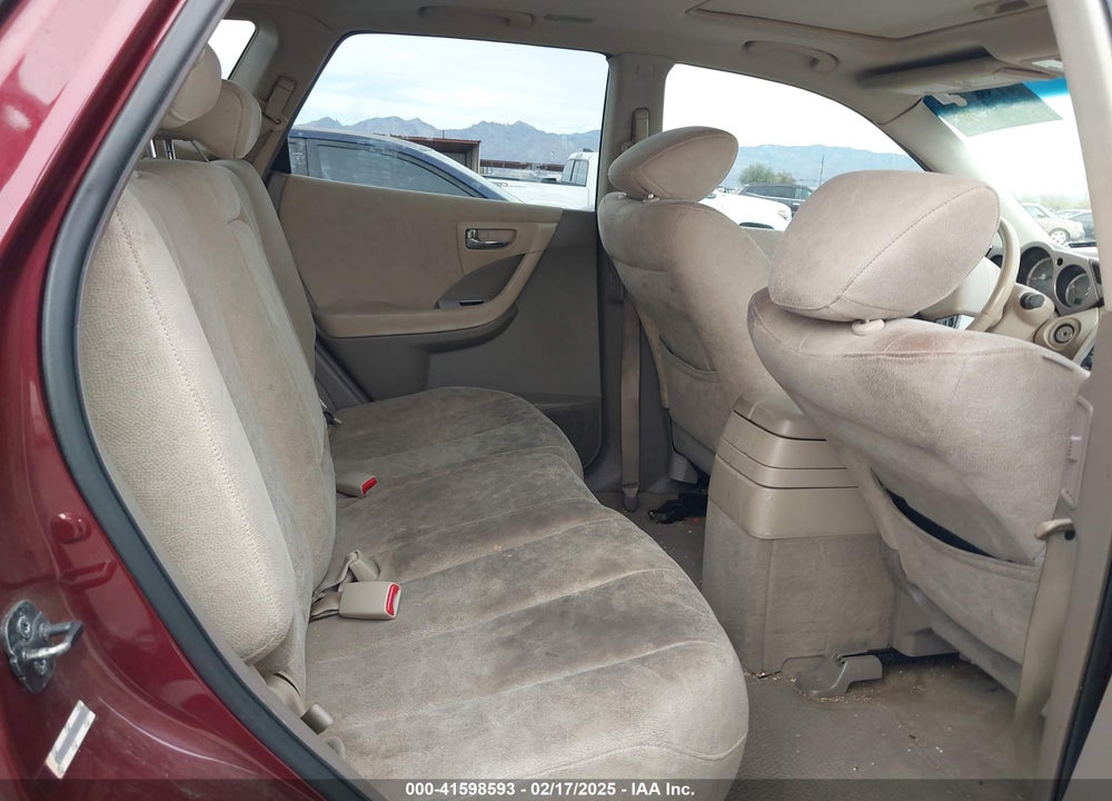 2007 NISSAN MURANO SL VIN: JN8AZ08T77W528008