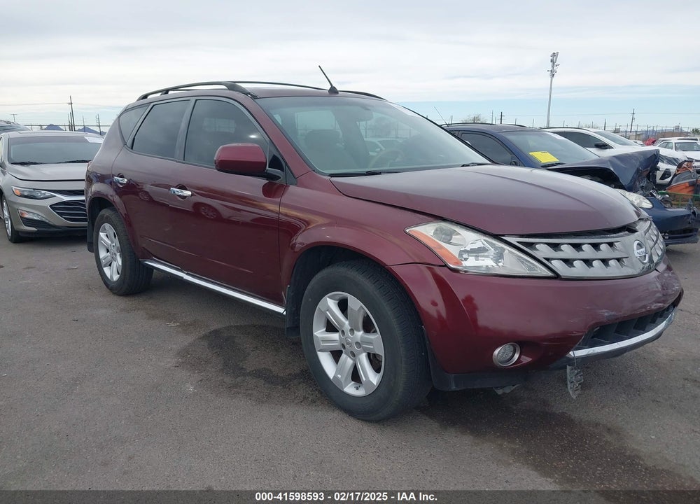2007 NISSAN MURANO SL VIN: JN8AZ08T77W528008