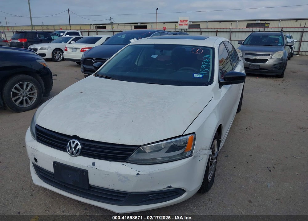 2012 VOLKSWAGEN JETTA 2.0L S VIN: 3VW2K7AJXCM466679