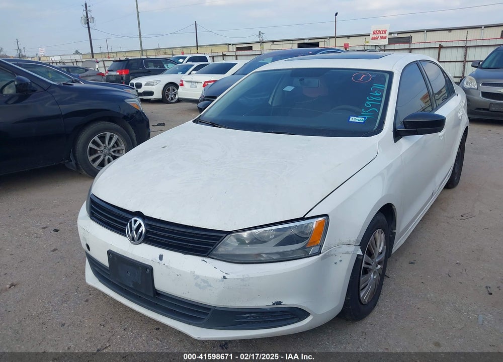 2012 VOLKSWAGEN JETTA 2.0L S VIN: 3VW2K7AJXCM466679