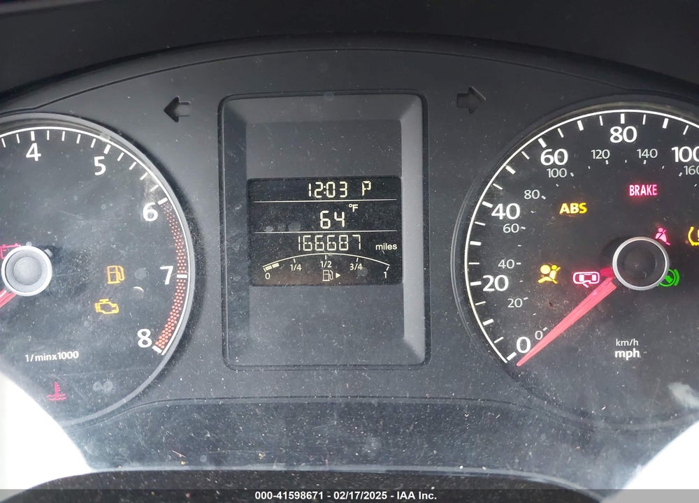 2012 VOLKSWAGEN JETTA 2.0L S VIN: 3VW2K7AJXCM466679