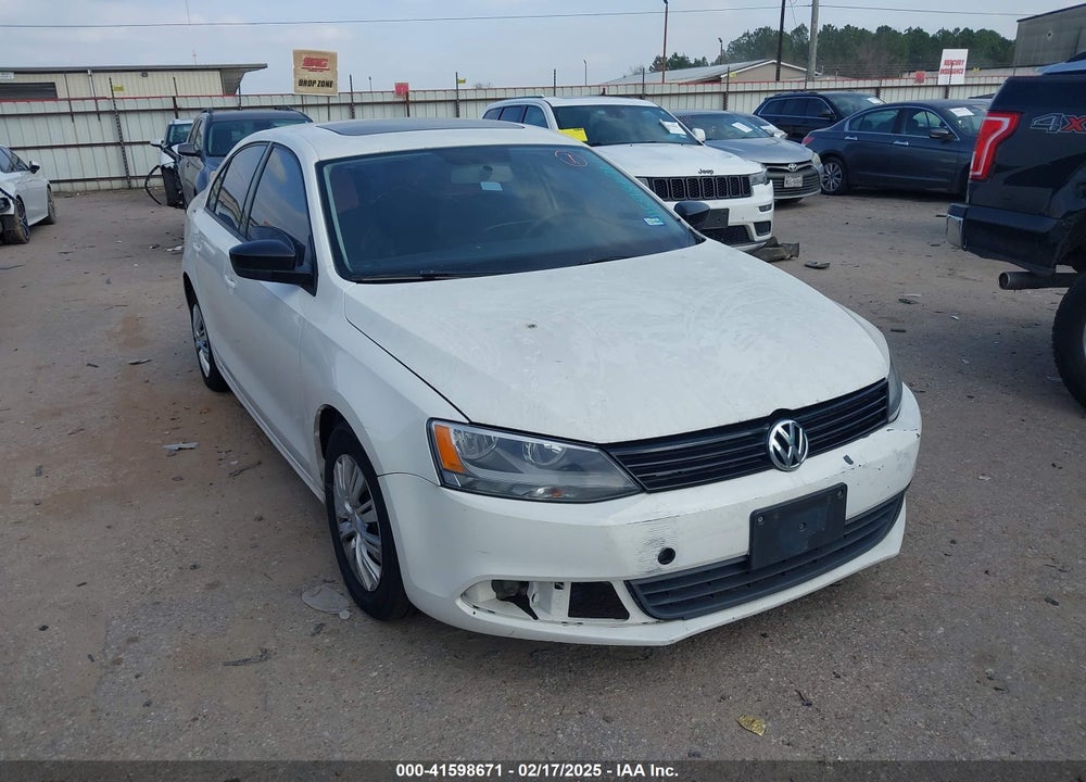 2012 VOLKSWAGEN JETTA 2.0L S VIN: 3VW2K7AJXCM466679