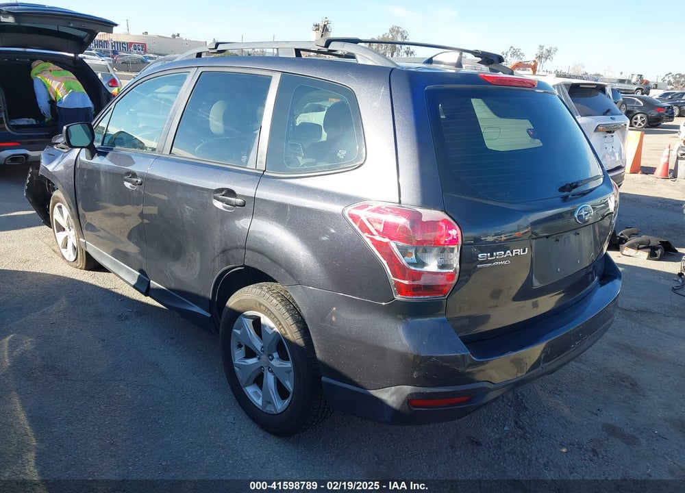 2016 SUBARU FORESTER 2.5I VIN: JF2SJABC8GH411131