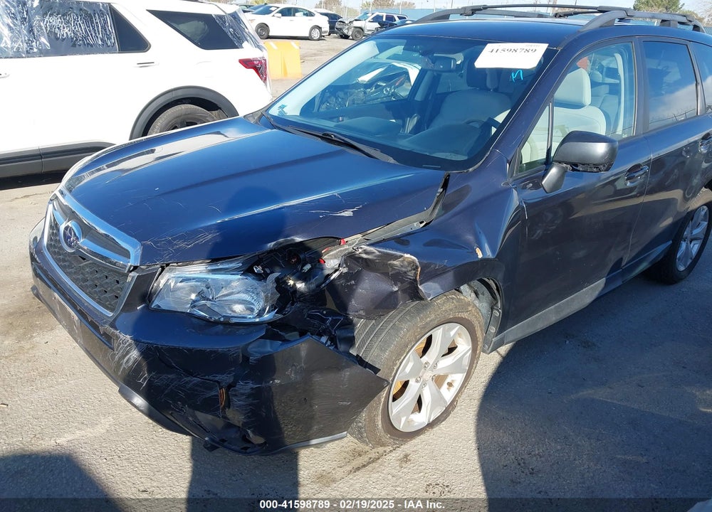 2016 SUBARU FORESTER 2.5I VIN: JF2SJABC8GH411131