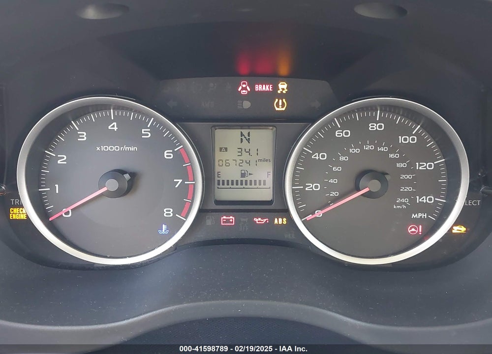 2016 SUBARU FORESTER 2.5I VIN: JF2SJABC8GH411131