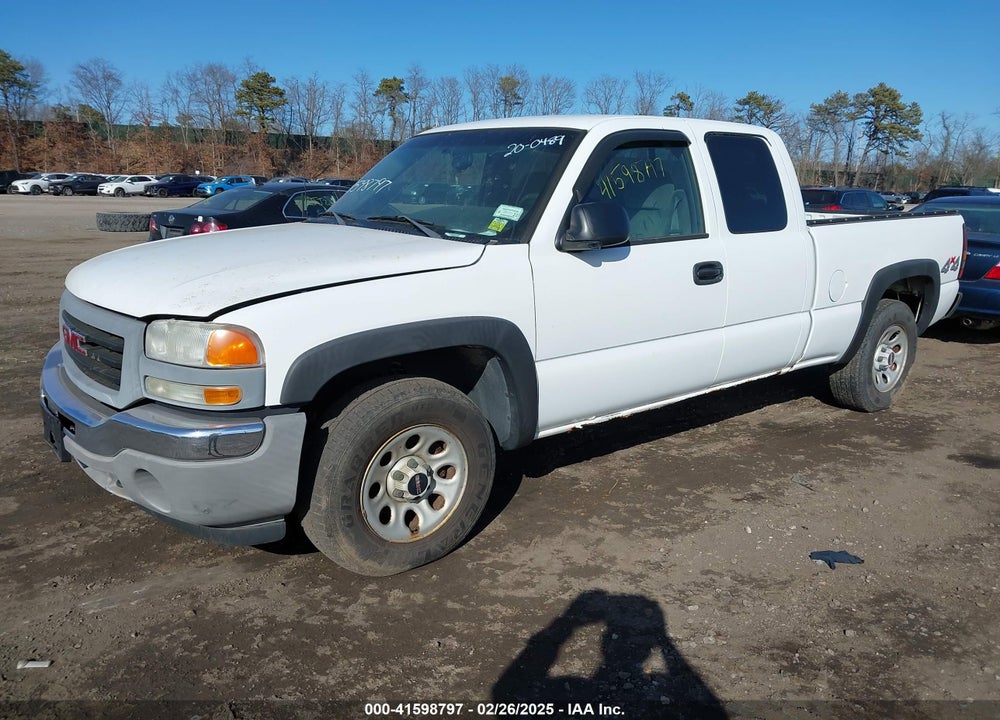 2006 GMC SIERRA 1500 VIN: 1GTEK19Z16Z139212