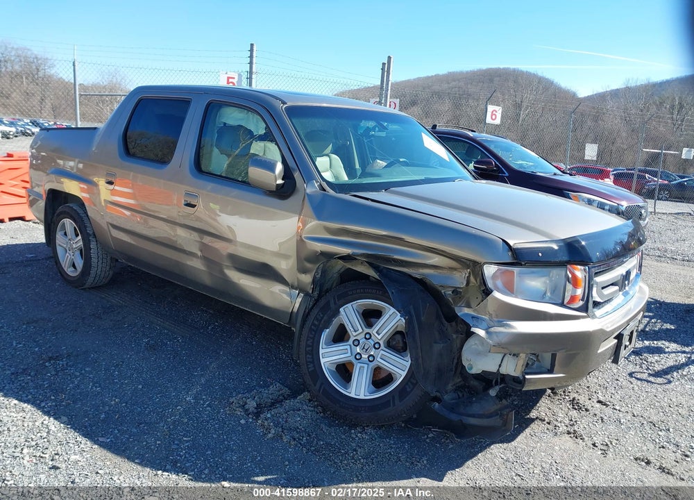 2010 HONDA RIDGELINE RTL VIN: 5FPYK1F54AB008506