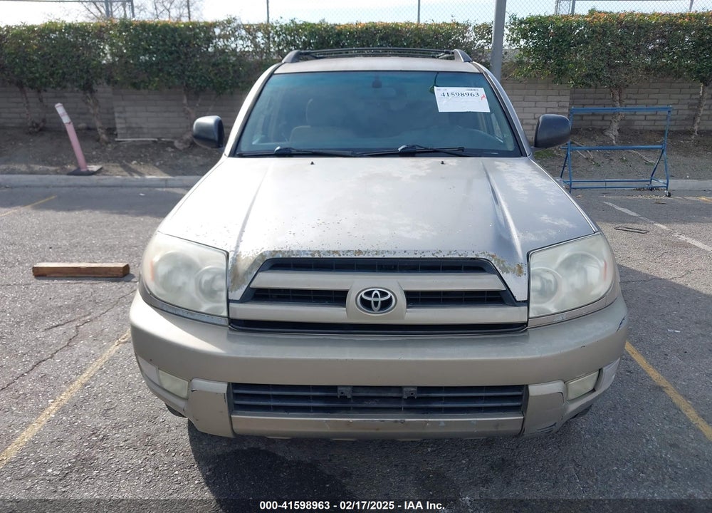 2004 TOYOTA 4RUNNER SR5 V6 VIN: JTEZU14RX40033776