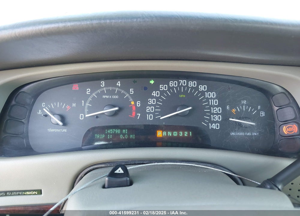 1998 BUICK PARK AVENUE ULTRA VIN: 1G4CU5213W4624554