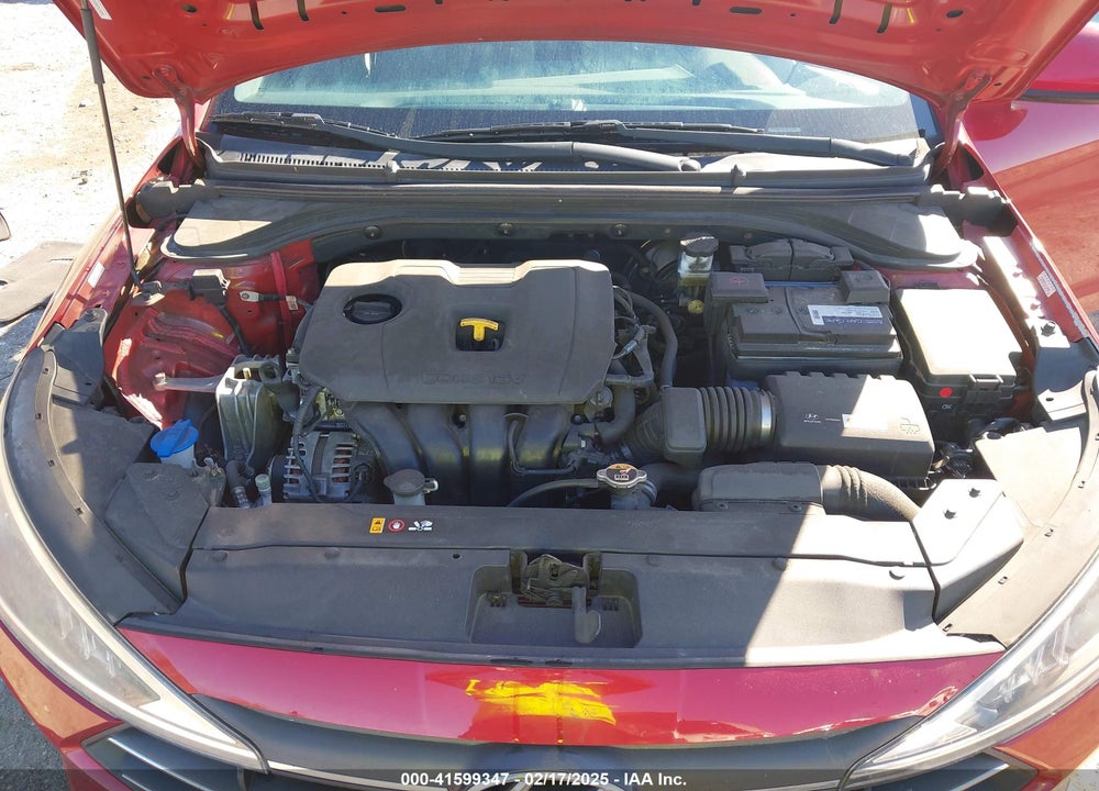 2019 HYUNDAI ELANTRA VIN: KMHD74LFXKU885643