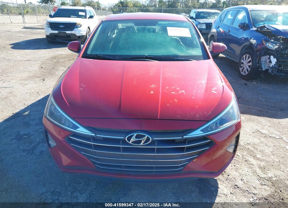 2019 HYUNDAI ELANTRA VIN: KMHD74LFXKU885643
