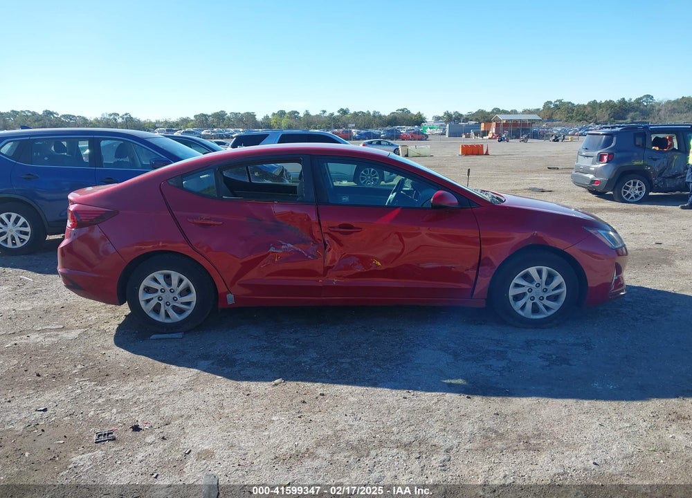 2019 HYUNDAI ELANTRA VIN: KMHD74LFXKU885643