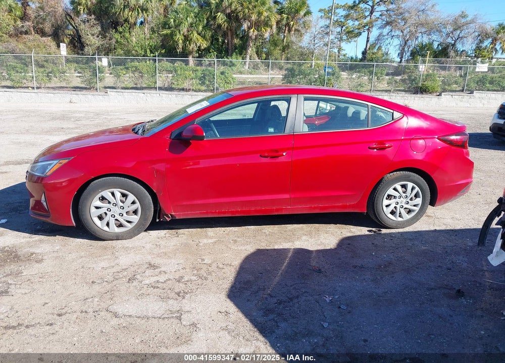 2019 HYUNDAI ELANTRA VIN: KMHD74LFXKU885643