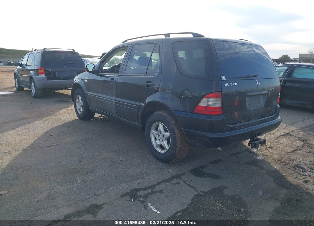 2000 MERCEDES-BENZ ML 320 VIN: 4JGAB54E9YA181893