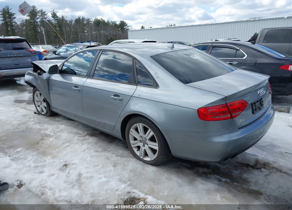2009 AUDI A4 2.0T PREMIUM VIN: WAULF78KX9N077014