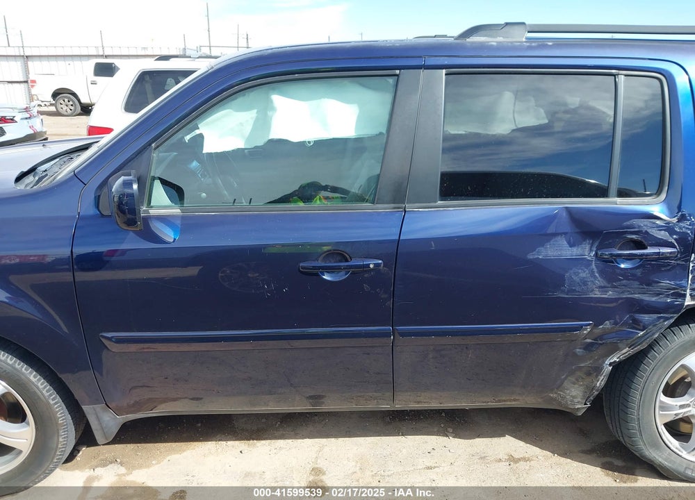 2013 HONDA PILOT EX-L VIN: 5FNYF4H55DB022141