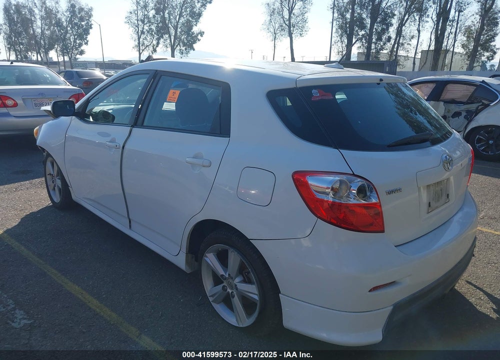 2009 TOYOTA COROLLA MATRIX VIN: 2T1KE40E19C021858