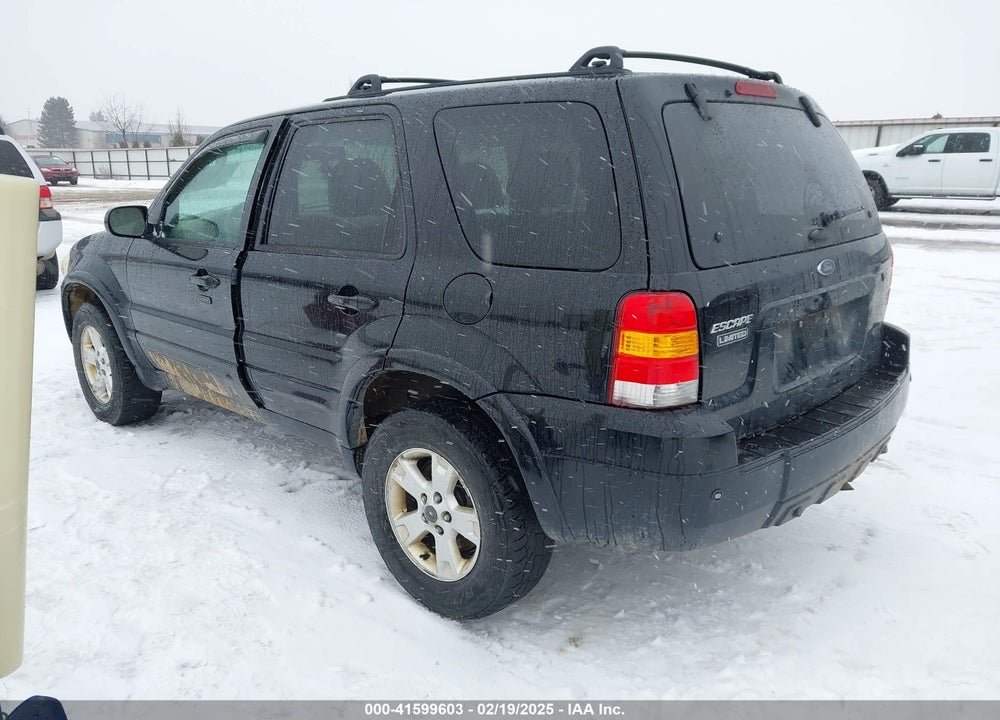 2007 FORD ESCAPE LIMITED VIN: 1FMYU94147KA28554