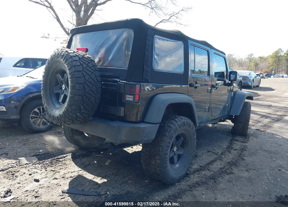 2014 JEEP WRANGLER UNLIMITED SPORT VIN: 1C4BJWDG3EL281474