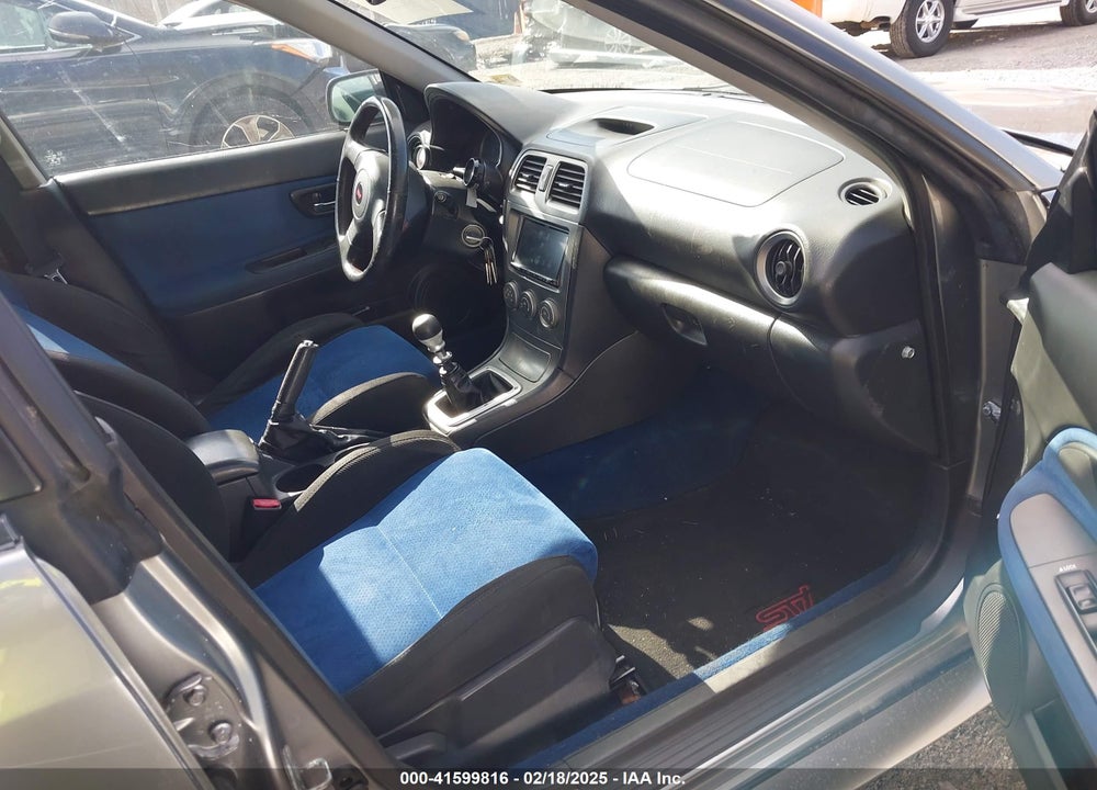 2007 SUBARU IMPREZA WRX STI VIN: JF1GD76627L515376