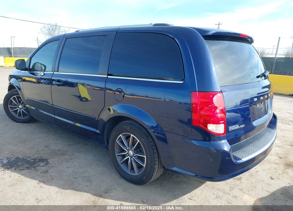 2017 DODGE GRAND CARAVAN SXT VIN: 2C4RDGCG4HR625337