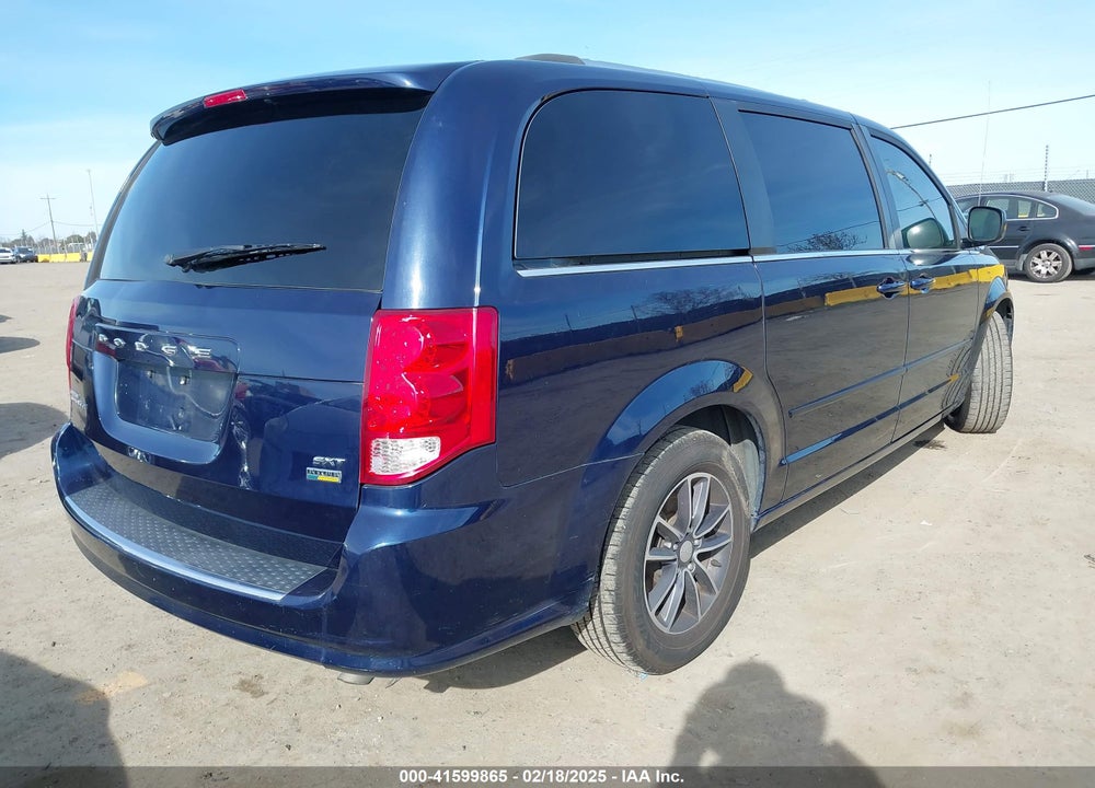 2017 DODGE GRAND CARAVAN SXT VIN: 2C4RDGCG4HR625337