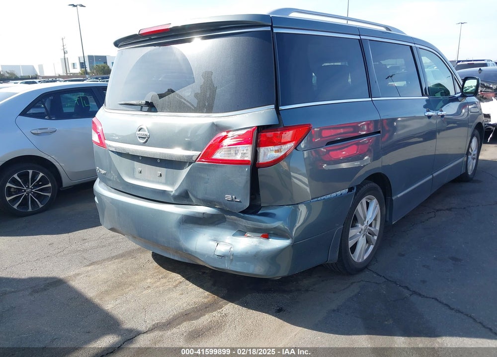 2013 NISSAN QUEST SL VIN: JN8AE2KP9D9062014