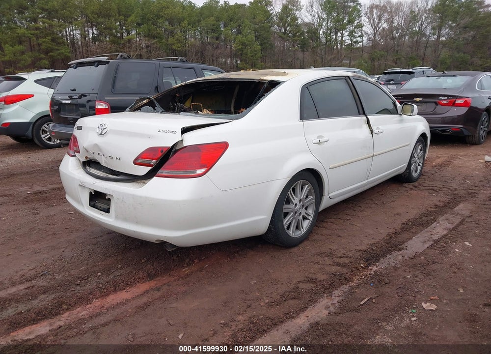2007 TOYOTA AVALON LIMITED VIN: 4T1BK36B67U212476