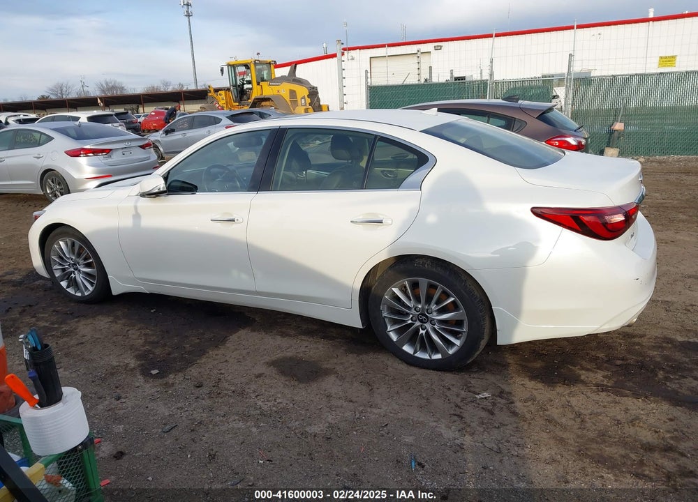 2021 INFINITI Q50 LUXE AWD VIN: JN1EV7BR1MM750164