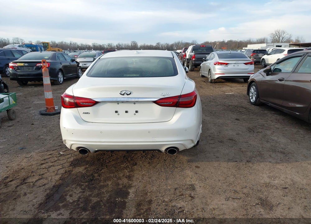 2021 INFINITI Q50 LUXE AWD VIN: JN1EV7BR1MM750164