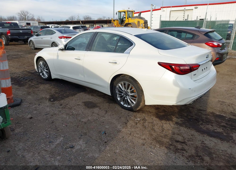 2021 INFINITI Q50 LUXE AWD VIN: JN1EV7BR1MM750164