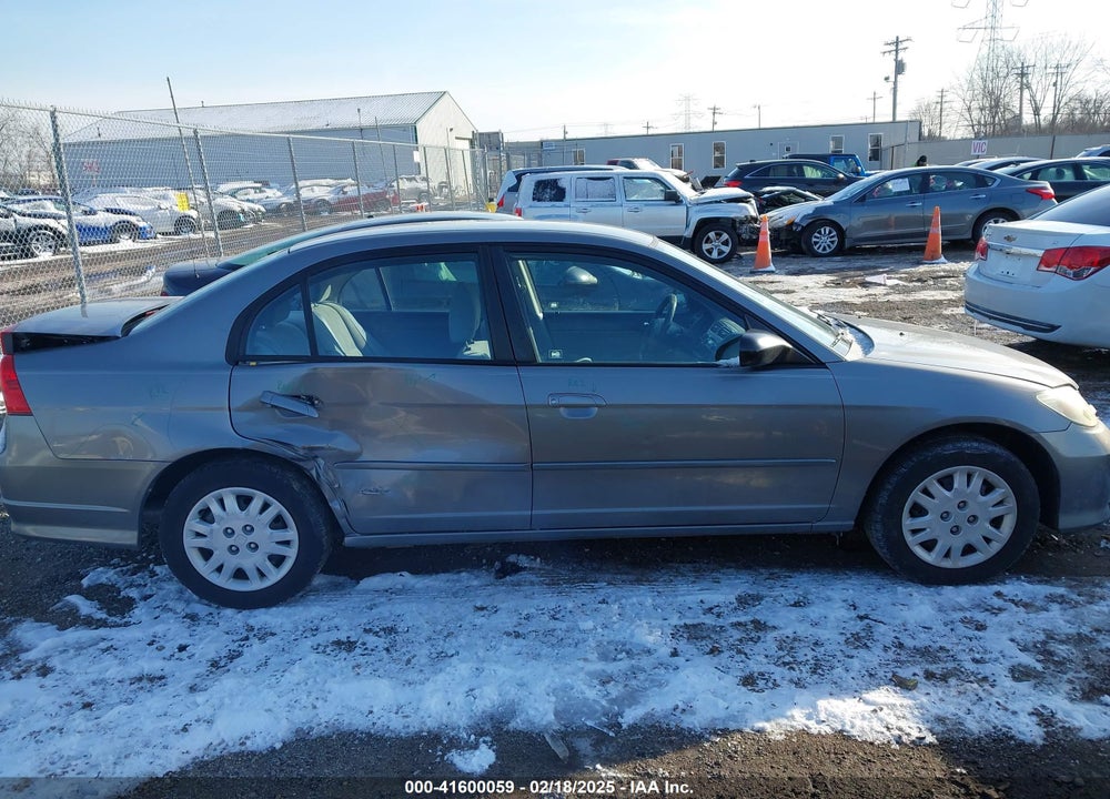 2004 HONDA CIVIC LX VIN: 1HGES15574L024702
