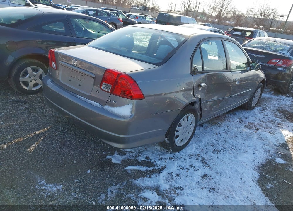 2004 HONDA CIVIC LX VIN: 1HGES15574L024702
