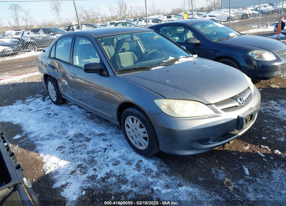 2004 HONDA CIVIC LX VIN: 1HGES15574L024702