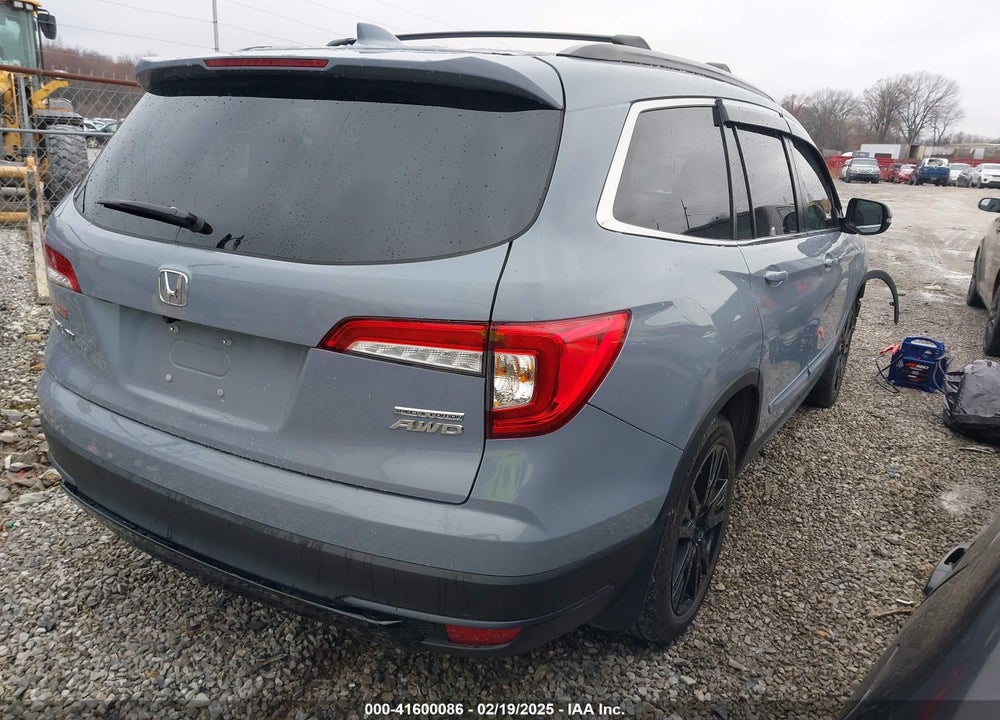 2022 HONDA PILOT AWD SPECIAL EDITION VIN: 5FNYF6H23NB070398