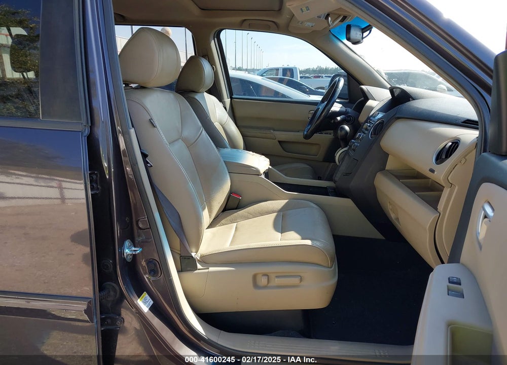 2012 HONDA PILOT EX-L VIN: 5FNYF3H58CB010509