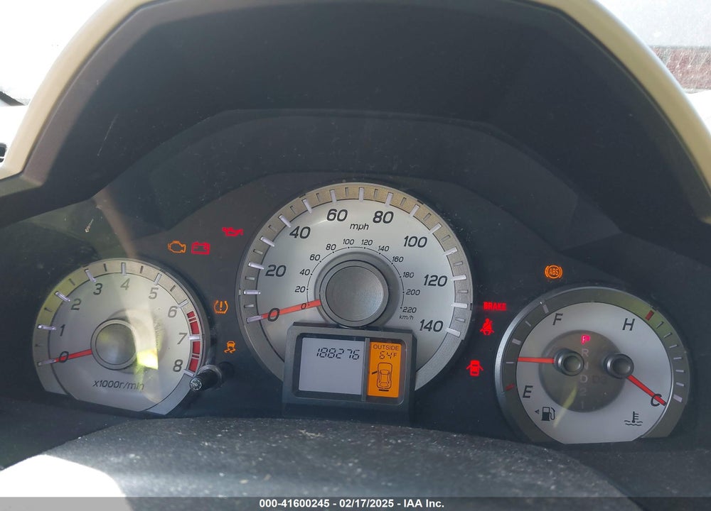 2012 HONDA PILOT EX-L VIN: 5FNYF3H58CB010509
