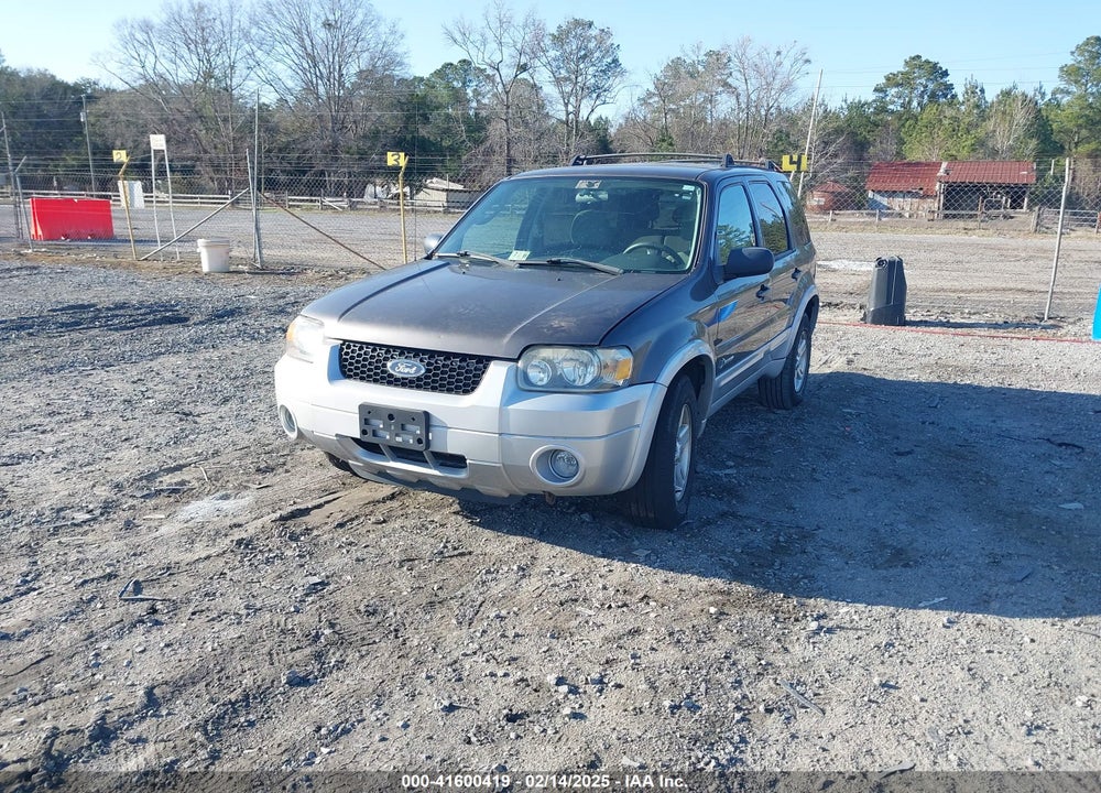 2006 FORD ESCAPE HYBRID VIN: 1FMYU96H56KB49358