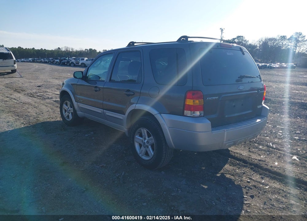 2006 FORD ESCAPE HYBRID VIN: 1FMYU96H56KB49358