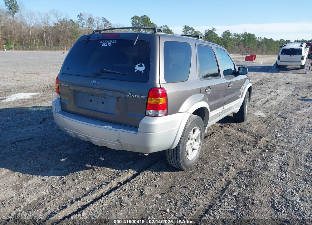 2006 FORD ESCAPE HYBRID VIN: 1FMYU96H56KB49358